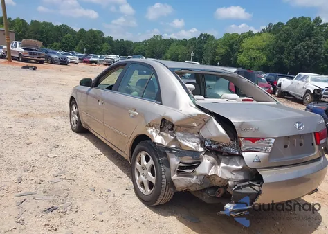 2006 Hyundai Sonata Gls V6/Lx V6 из США, поврежденный, VIN 5NPEU46F16H050270